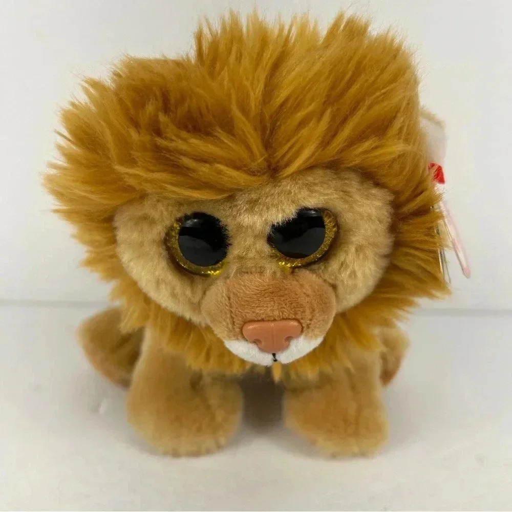 NWT Ty Beanie Babies LOUIE THE LION 8" Plush Stuffed Animal